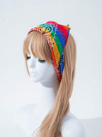 Striped Elegant Polyester Neckerchief, Suitable For Daily Wear 3