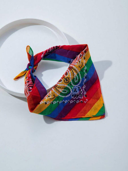 1pc Striped Elegant Polyester Neckerchief, Suitable For Daily Wear And Party Occasions Summer Hair Accessories Beach Hair Bands Vacay Headbands Elegant Scarf Women Bandana