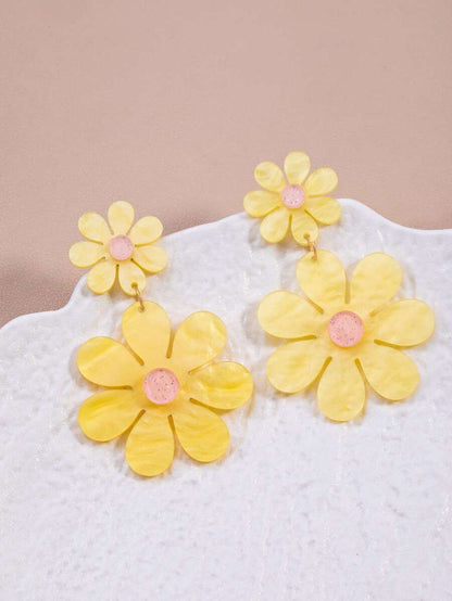 Acrylic Transparent Cute Cloud & Rainbow Design Earrings, Casual Jewelry Accessories, Gift For Girls, Valentine's Day,Valentine's Day Gifts,Mom,Mother,Mother's Day,Gift