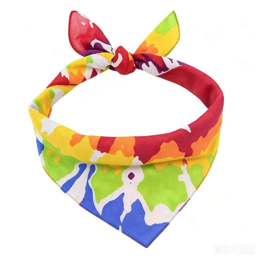 1pc Striped Elegant Polyester Neckerchief, Suitable For Daily Wear And Party Occasions Summer Hair Accessories Beach Hair Bands Vacay Headbands Elegant Scarf Women Bandana