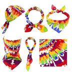 1pc Striped Elegant Polyester Neckerchief, Suitable For Daily Wear And Party Occasions Summer Hair Accessories Beach Hair Bands Vacay Headbands Elegant Scarf Women Bandana